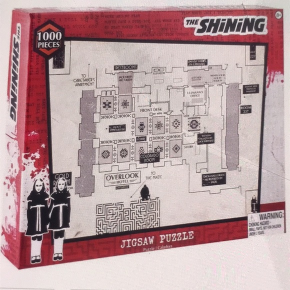 Paladone  THE SHINING 1000pc Puzzle 24 x 30” NEW SEALED - Picture 1 of 10